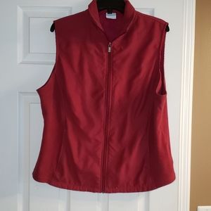 Pink Columbia fleece thin quilted vest sz xl